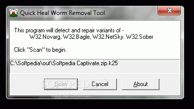 Quick Heal Worm Removal Tool