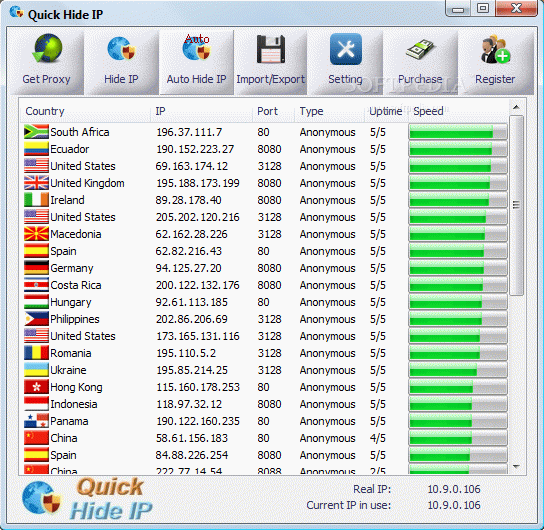 Quick Hide IP