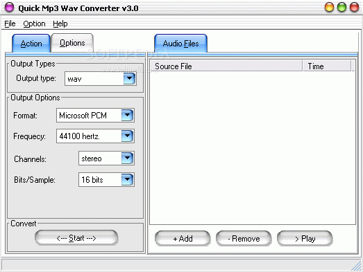 Quick MP3 WAV Converter