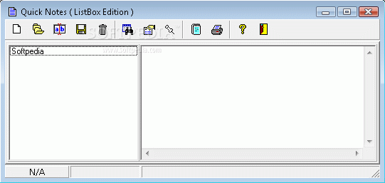 Quick Notes Listbox Edition