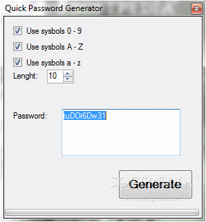 Quick Password Generator