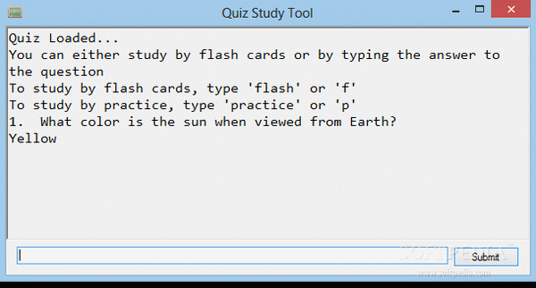 Quiz Study Tool