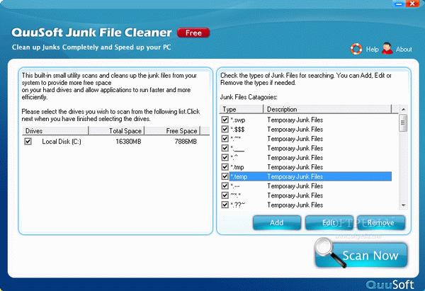 QuuSoft Junk File Cleaner