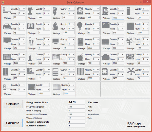 Solar Calculator