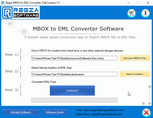 REGZA Software MBOX to EML Converter
