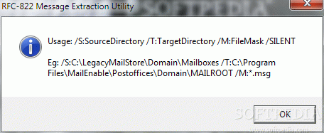 RFC822 Extraction Utility