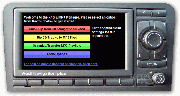 RNS-E MP3 Manager