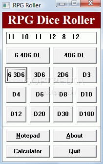 RPG Dice Roller