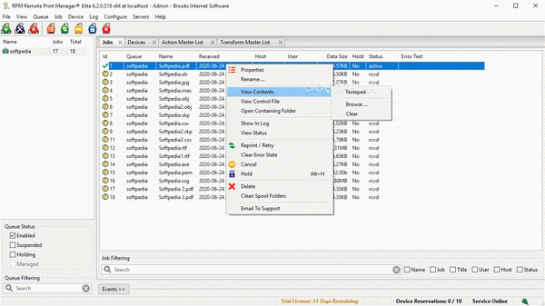 RPM Remote Print Manager Elite