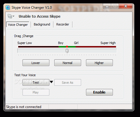 Skype Voice Changer