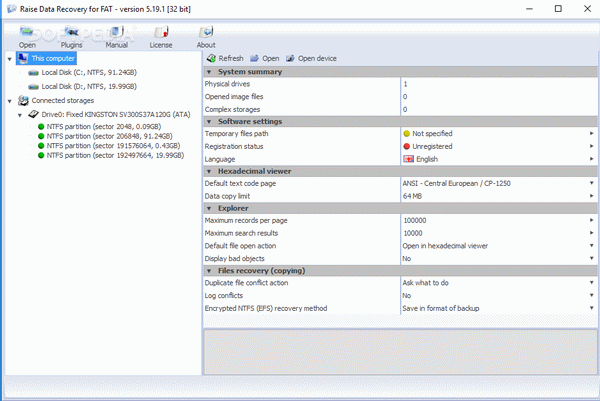 Raise Data Recovery for FAT