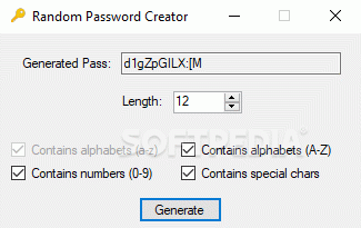 Random Password Creator