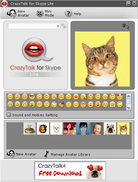 Reallusion CrazyTalk for Skype Lite