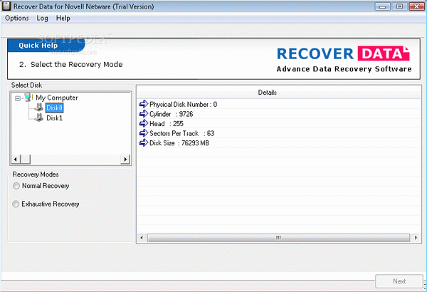 Recover Data for Novell Netware