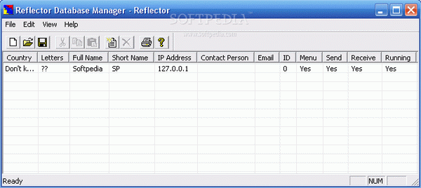 Reflector Database Manager