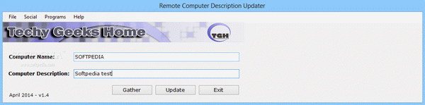 Remote Computer Description Updater