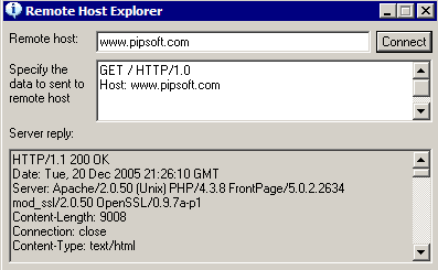 Remote Host Explorer