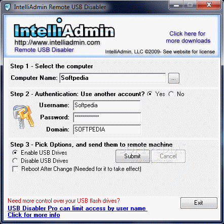 Remote USB Disabler