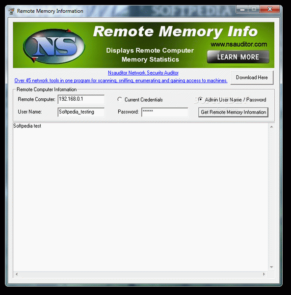 Remote Memory Info