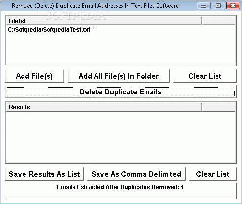 Remove (Delete) Duplicate Email Addresses In Text Files