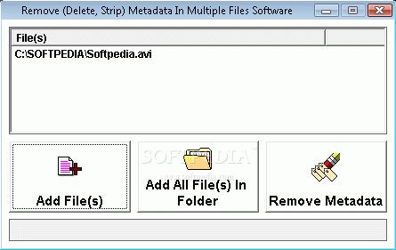 Remove (Delete, Strip) Metadata In Multiple Files Software