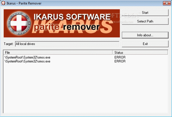 Remover for Win32.Parite-A,B,C