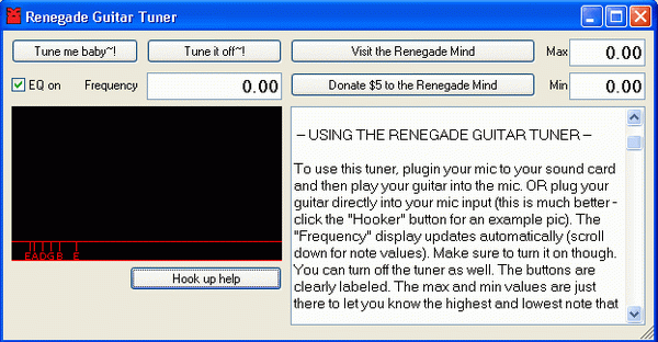 Renegade Guitar Tuner