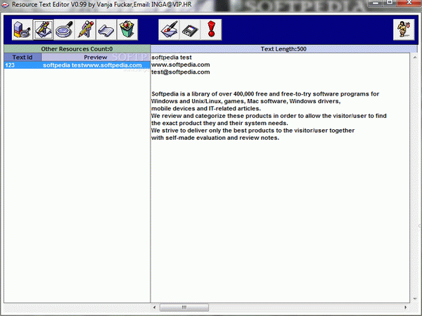 Resource Text Editor