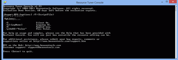 Resource Tuner Console