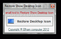 Restore Show Desktop Icon