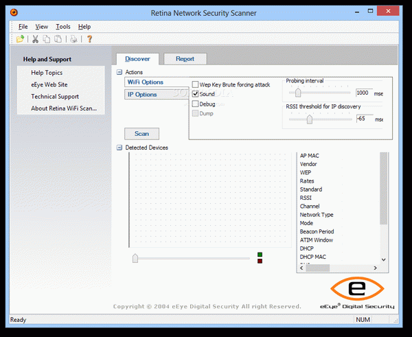 Retina WiFi Scanner