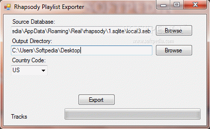 Rhapsody Playlist Exporter