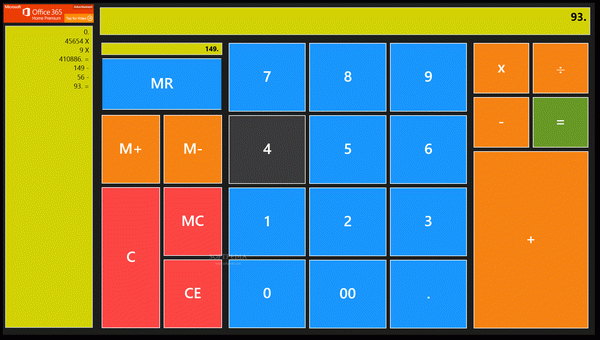 Ribbon Calculator