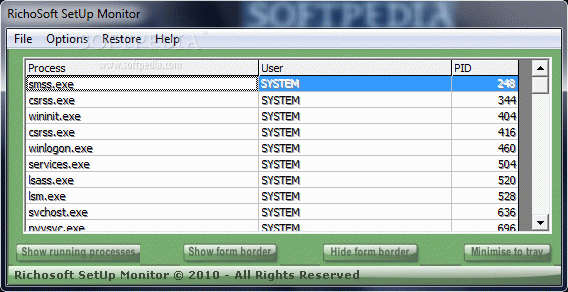 RichoSoft SetUp Monitor