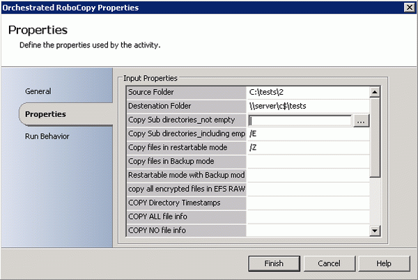 RoboCopy Integration Pack