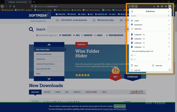 RoboForm Password Manager for Firefox