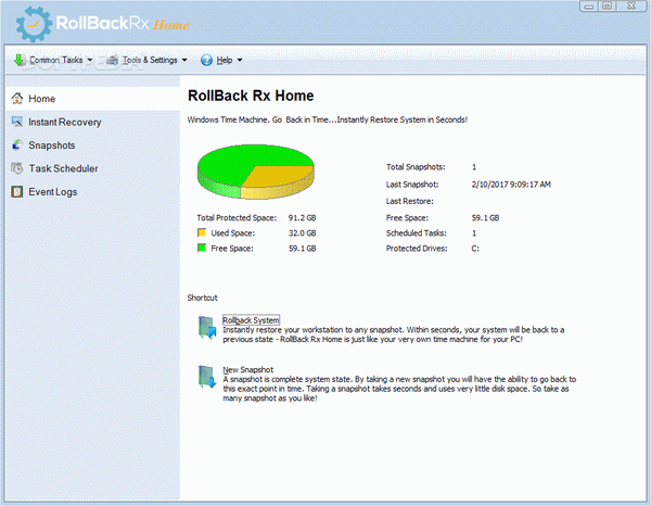 RollBack Rx Home