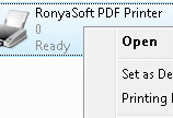 RonyaSoft PDF Printer