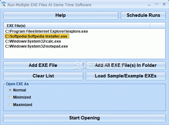 Run Multiple EXE Files At Same Time Software