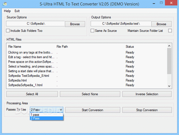 S-Ultra HTML To Text Converter