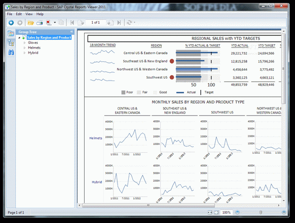 SAP Crystal Reports Viewer