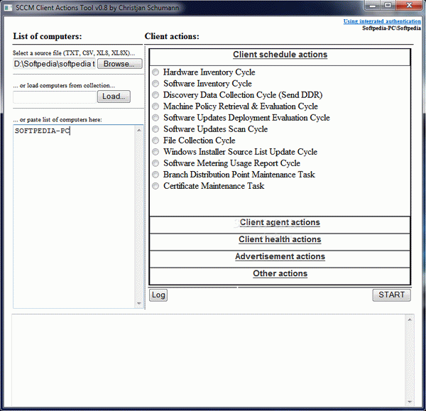 SCCM Client Actions Tool