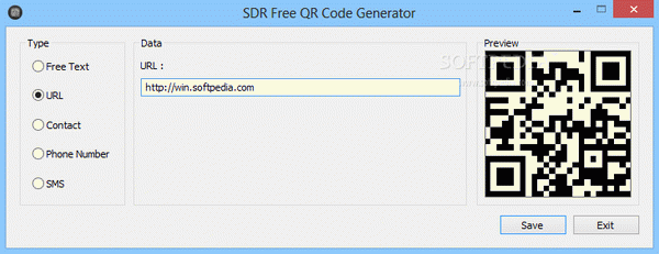 SDR Free QR Code Generator
