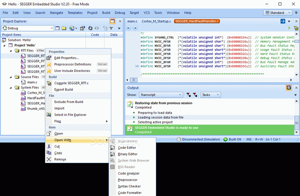 SEGGER Embedded Studio