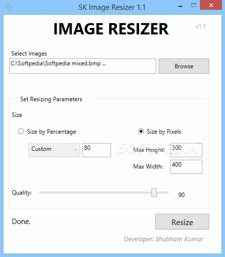SK Image Resizer