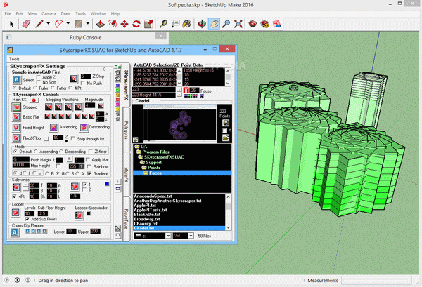 SKyscraperFX for SketchUp and AutoCAD