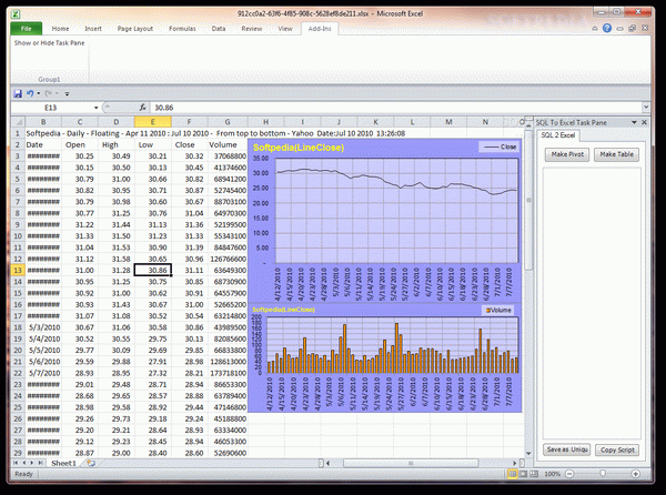 SQL 2 Excel