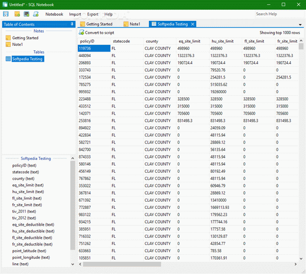 SQL Notebook Portable