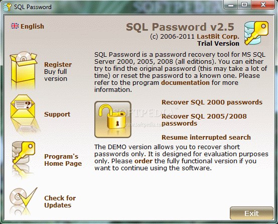 SQL Password