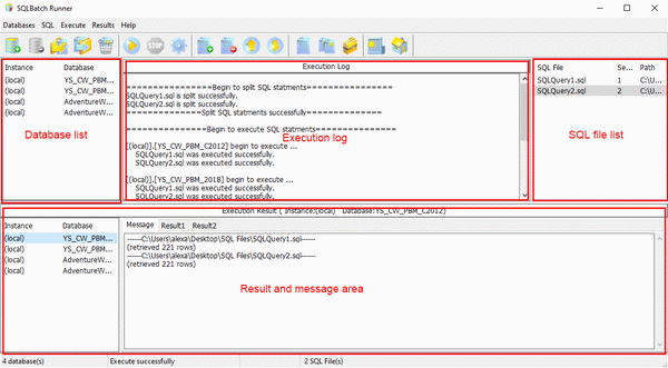 SQLBatch Runner